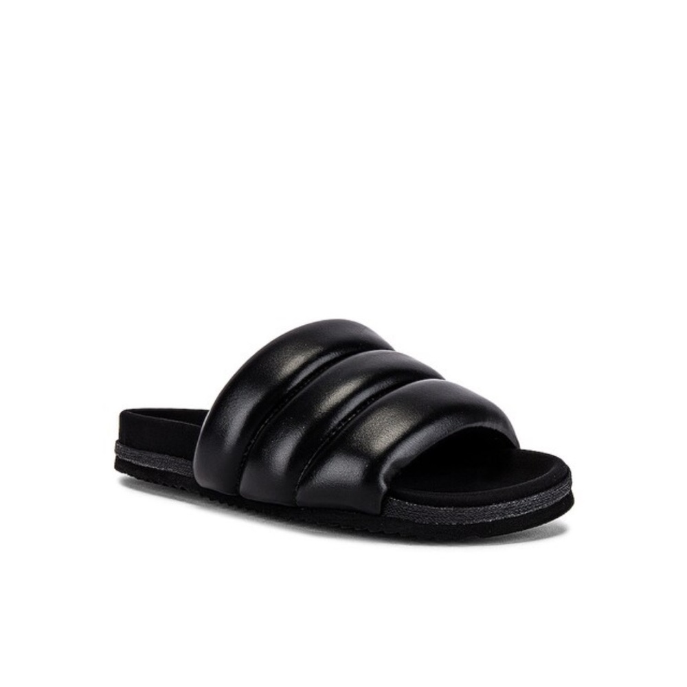 ROAM The Puffy Slide in Black, Sz 10 NWT